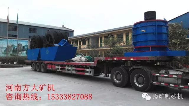 河卵石制砂生產線